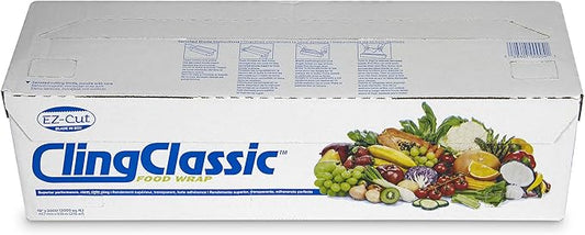 SealWrap ZipSafe 30510400 Cutterbox Film, 18" x 2000', Clear, Pack of 1