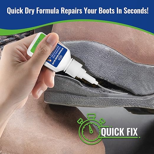 Shoe Glue-Quick Dry Sole Repair Adhesive,Professional Grade Strong Waterproof Clear Repair Glue for Sneakers, Boots,Sandals,Leathers,Handbags and More