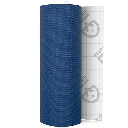 GEAR AID Tenacious Tape 3” x 20” Fabric and Vinyl Gear Repair Tape, Fix Holes and Rips in Puffy Jackets, Rain Gear, Tents, Sleeping Bags and Outdoor Equipment, Blue, 1 Roll