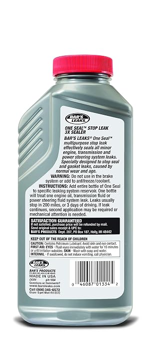 Bar's Leaks 1334-5PK One Seal Stop Leak - 11 oz, (Pack of 5)