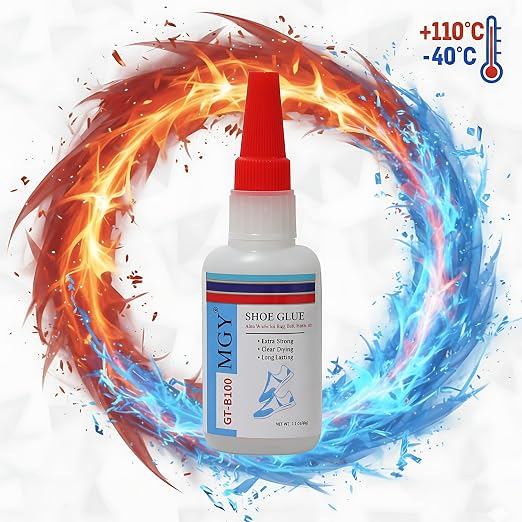 Shoe Glue, 30g (1.1 oz), Shoe Glue Sole Repair,Heavy Duty, Shoe Repair Adhesive for Sneakers, Boots, Leather Shoes, High Heels, Rubber Insoles, Sandals, Waterproof, Quick-Drying
