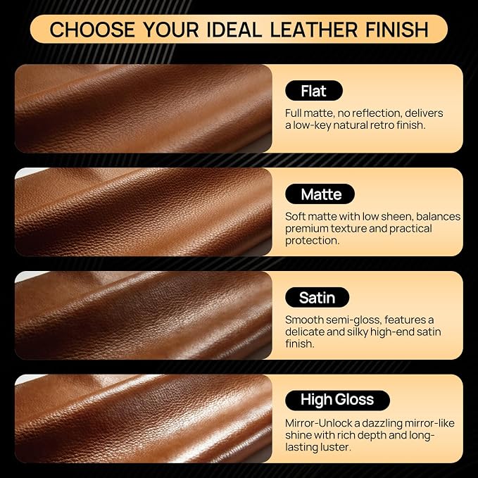 Leather Sealer Scratch-Resistant Leather Finisher, 5fl oz Leather Sealant & Protector Finisher for Dye, Paint，Durable Flexible Urethane Clear Coat for Leather Furniture, Shoes, Bags, Jackets