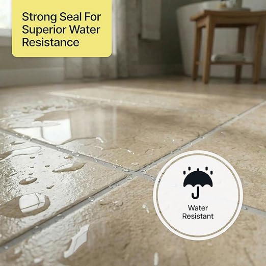 Hemway Light Grey Grout Reviver Kit | Ready Mixed Grout Repair 400g / 210ml with 4 Piece Profiling Tool Kit | Wall & Floor Tile Adhesive, Kitchen Bathroom Shower, Fast Drying