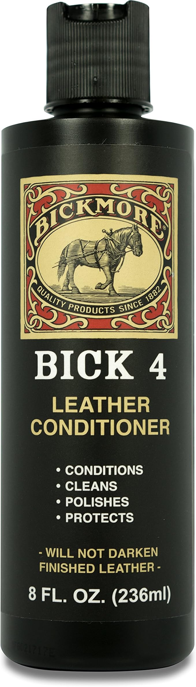 Bick 1 Leather Cleaner & Bick 4 Leather Conditioner - Will Not Darken Leather - Safe For All Colors of Leather Apparel, Furniture, Jackets, Shoes, Auto Interiors, Bags & Accessories