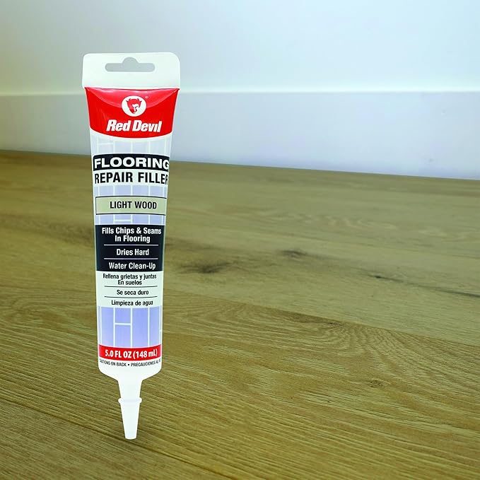 Red Devil 056020 Flooring Repair Filler, 5 oz., Light Wood, 1 Pack