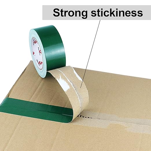 BOMEI PACK 3 Pack Duct Tape Green Heavy Duty,2 Inch x 30 Yards,9 Mil Thick Heavy Duty Strong Green Tape Duct,Waterproof,No Residue,Flexible,Tear by Hand,Industrial Grade for Repairing,Fxing