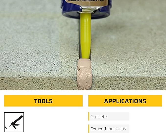 SIKA Sikaflex Self Leveling Sealant, Sandstone, 29 fl oz fL, Polyurethane, Sealing Horizontal Expansion Joints in Concrete, Accelerated Curing, Self-Leveling, Durable