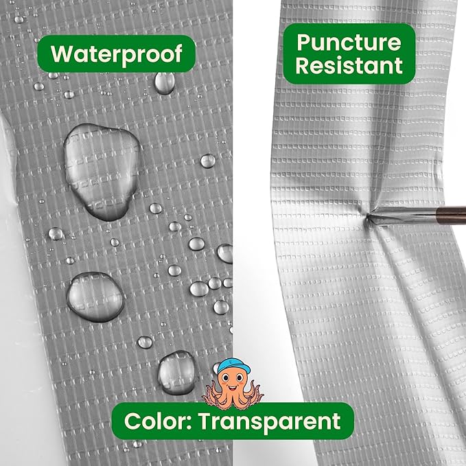 ECOHomes Window Weather Sealing Tape | Winter Weather Stripping Tape to Block Cold Drafts Through Window Gaps and AC Units, Insulation Seal and Draft Blocker for Home (4 Inch by 180 FT, Grey)