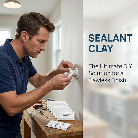 13 pcs Sealant Mastic Waterproof Wall Repair Sealing Clay for Air Conditioning Hole and Drainage Pipes Gap Wall Hole Repair Quick Mending Mud Putty