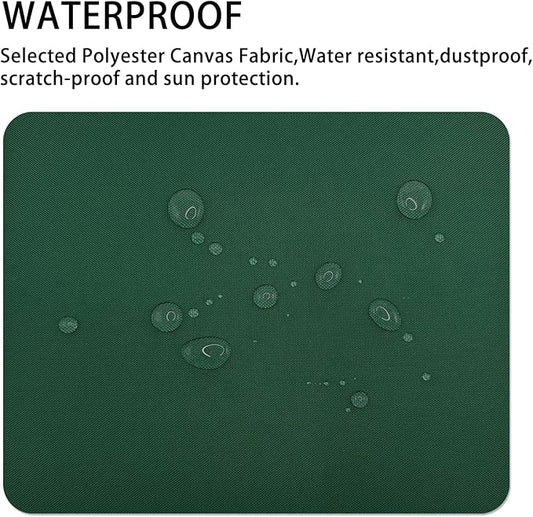 Gheeidau Canvas Repair Patch 9×11 Inch 3Pcs Waterproof Self-Adhesive Fabric Repair Patch for Tents,Boat Cover,Pop Up Canopy,Patio,Bags,Car Seats,Sofas,Furniture Cover(Dark Green)