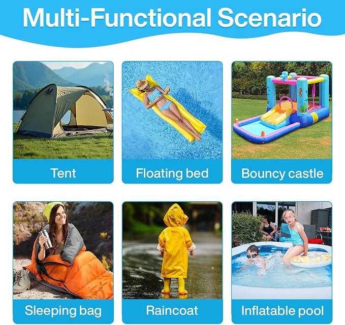 Pool Patch Repair Kit - Strong Adhesive Waterproof Tape for Inflatable Above Ground Pools & Hot Tubs, TPU 4in X 7ft Pool Liner Patch Kit- Fix Leaks Fast