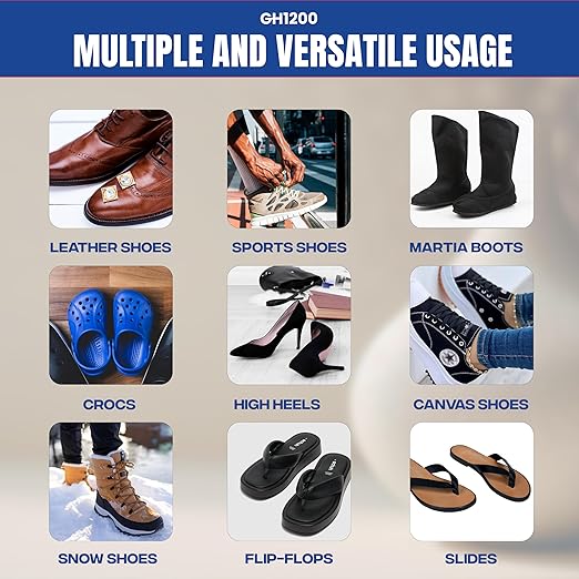 GH1200 30gx2 Pack Shoe Glue Heavy Duty, Clear Drying & Strong Shoe Glue Sole Repair, Non Stiff Repairs, Pegamento para Zapatos, Fixes Sneakers, High Heels, Crocs & More, can Bear Extreme Conditions