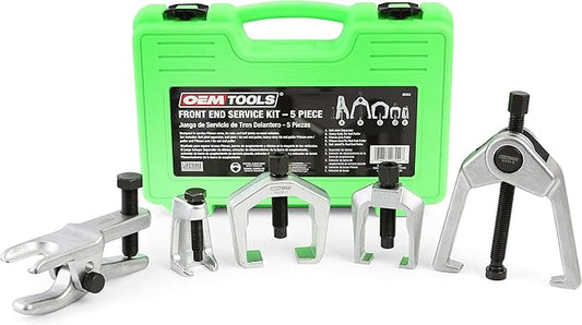 OEMTOOLS 26554 Front End Service Kit, Pitman Arm Puller & Ball Joint Separator, Tie Rod Removal Tool for Suspension Maintenance