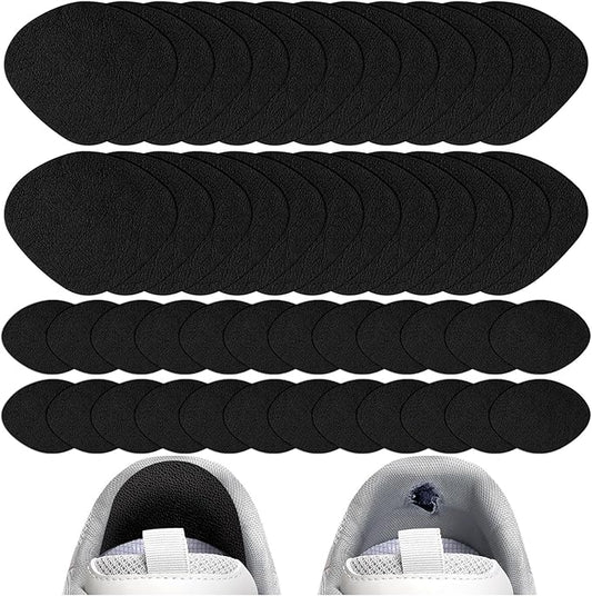 24Pair Shoe Heel Repair, Adhesive Inside Shoe Heel Patch Pad for Sneaker Holes