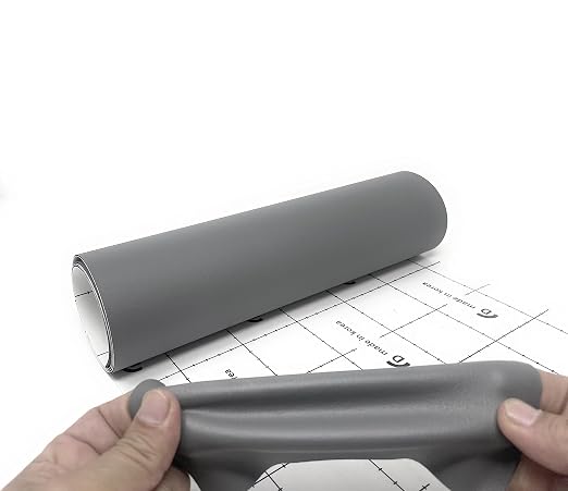 Leather Repair Tape – 4 X 48 inches Self Adhesive Waterproof Flexible Repair Patch Kit for Sofa Seating Couch Car Seat Drivers Seat Furniture Chair Leather Goods Grey