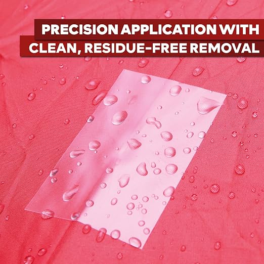 XFasten Fabric and Vinyl Repair Tape, Clear, 3-Inches by 20-Inches (2-Set), Waterproof Vinyl Repair Hole Patch Kit for Tent, Exercise Ball, Kayak, Inflatable Bed, Pool Float, and Airbed Mattress