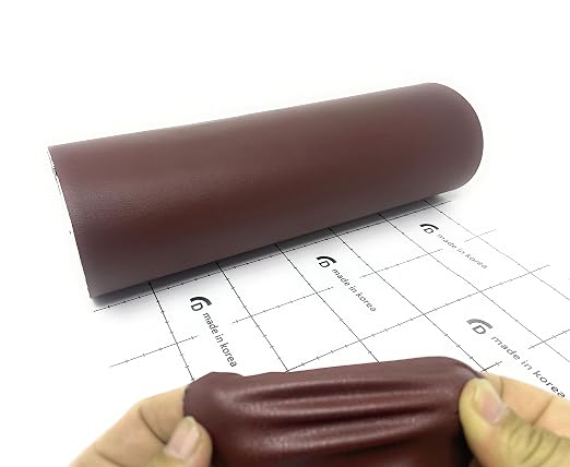 Leather Repair Tape – 12 X 48 inches Self Adhesive Waterproof Flexible Repair Patch Kit for Sofa Seating Couch Car Seat Drivers Seat Furniture Chair Leather Goods Burgundy