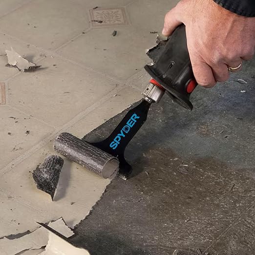 Spyder 3-Piece Scraper Blade Attachment Set for Reciprocating Saws, Includes 2, 4, and 6-inch Blades, for Removing Tile, Linoleum, Adhesives, Mastics, and More