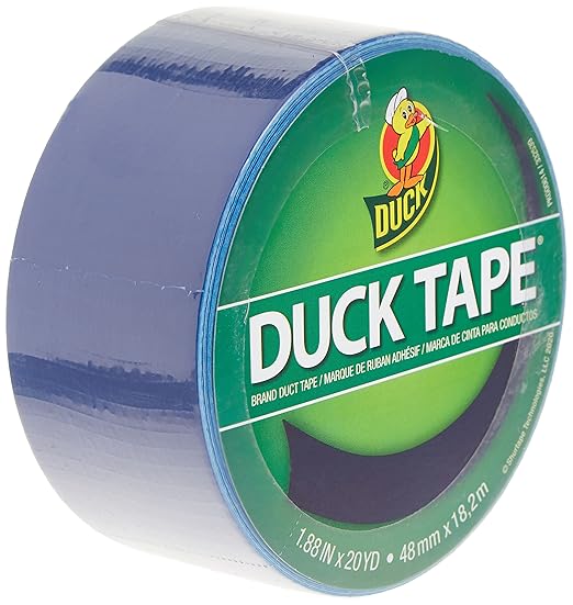 Duck Brand 1304959 Color Duct Tape, Single Roll, Blue