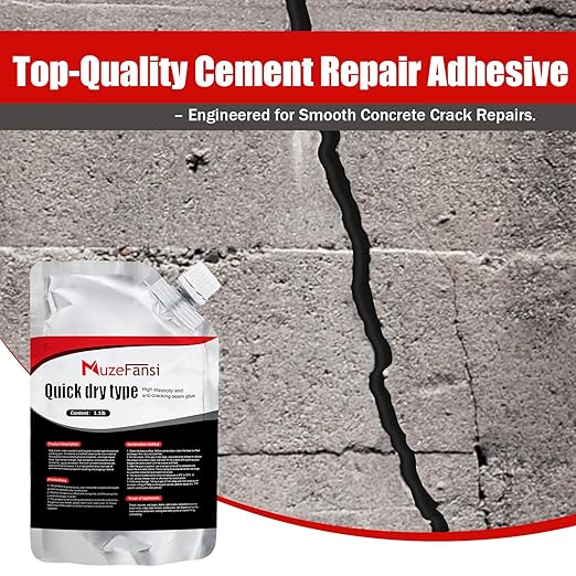 Asphalt Crack Filler,Concrete Crack Sealant,Asphalt Self-Leveling Cement Filler for Driveways, Walls, Patios, Garage Floors – Quick-Dry, Strong Bond(2 PCS)