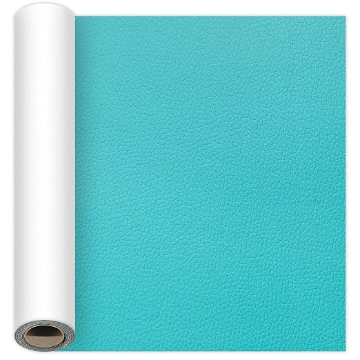 Blue Leather Repair Tape, 15.7×47 Inch Self-Adhesive Leather Repair Patch for Couch, 1 Roll Vinyl Leather Repair Kit Leather Patches for Handbags, Car Seat, Office Chairs