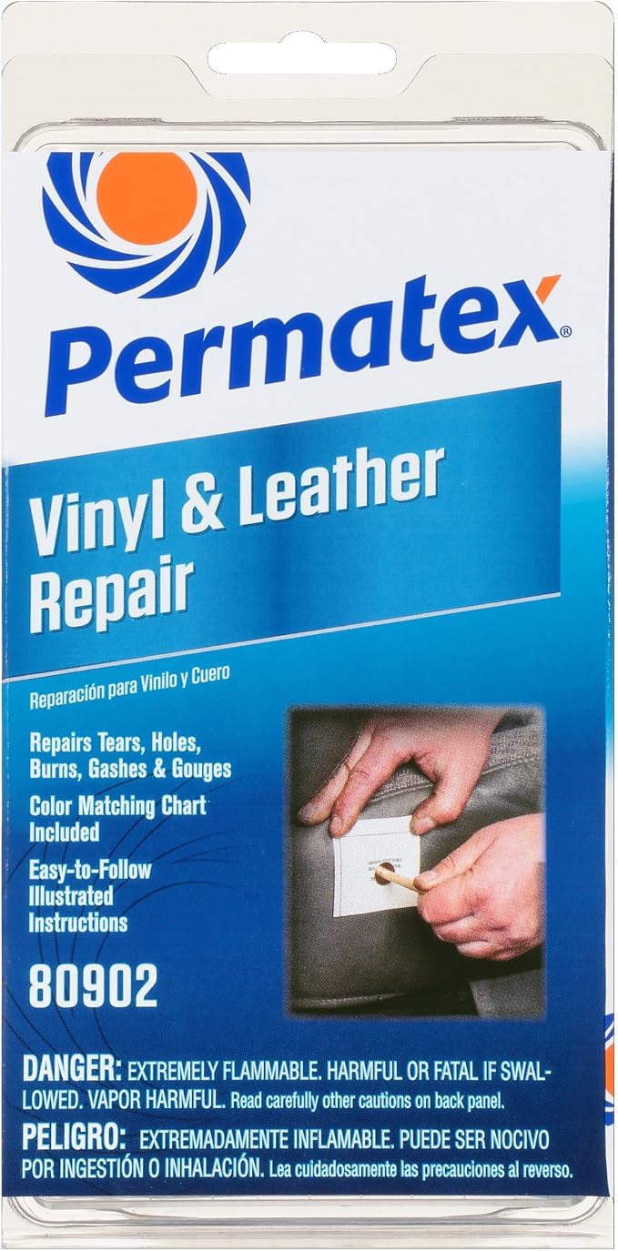 Permatex 80902 Vinyl and Leather Repair Kit