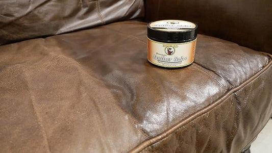 Howard Products Leather Salve - Car Leather Cleaner and Conditioner, Rejuvenates, Protects