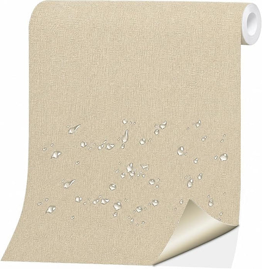 Canvas Repair Tape, Heavy Duty Waterproof Self-Adhesive Fabric Repair Patch for Tent, Sofa, Boat Covers, Chairs, Awning & Camping Outdoor Gear, 12"x59", Beige