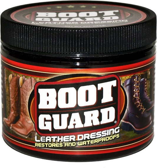 Leather Dressing: Restores and Conditions Leather Boots, Shoes, Automotive Interiors, Jackets, Saddles, Unscented, 5 Ounce Jar