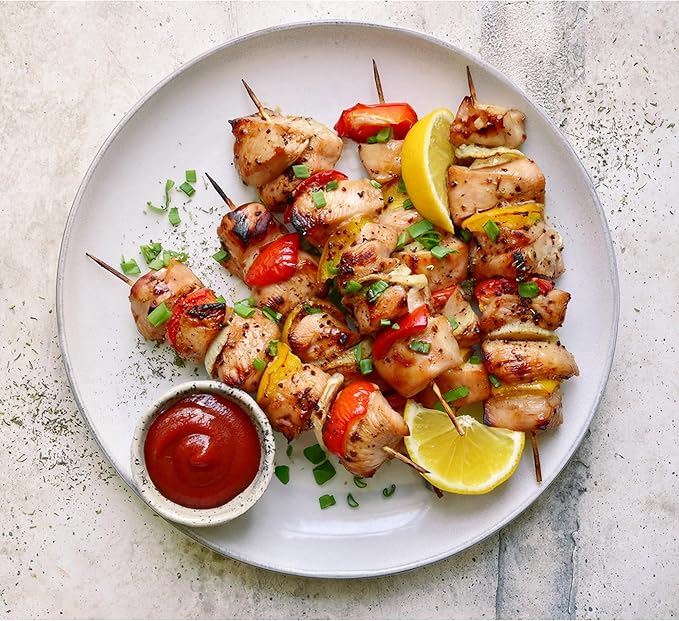 HIC Kitchen Bamboo BBQ Kabob Grill Skewers, 8-Inches Long, Set of 105