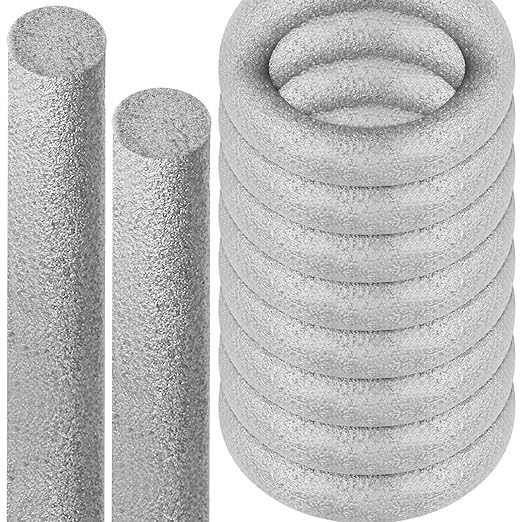 Foam Backer Rod for Gaps Concrete Crack Filler Joints Foam Gap Filler Caulk Saver Backing Rod Concrete Filler Rope (Grey, 1/2 Inch X 33 Feet)