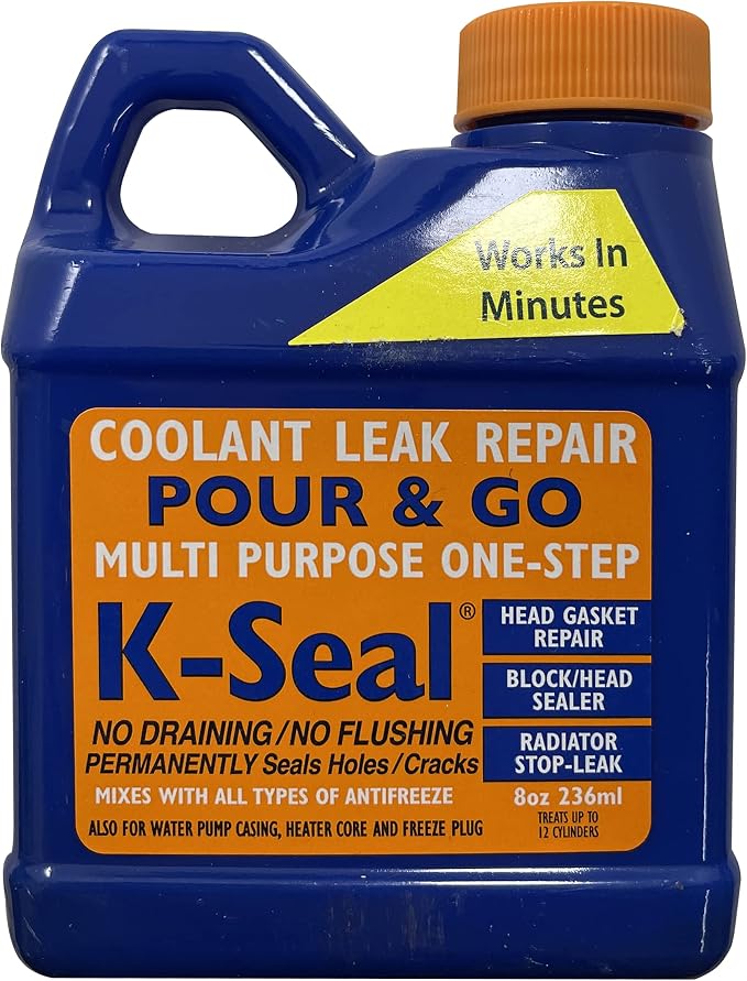 K Seal Display Multi Purpose Permanent Coolant Leak Repair 8 oz Gasket Radiator