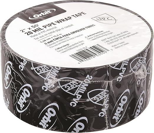 Orbit 5-Pack Sprinkler System 2-Inch X 50-Foot 20 Mil Pipe Wrap Tape 53550 (5, 20 MIL)