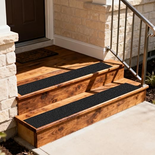 Heavy Duty Anti-Slip Tape 6" x 20 FT, 80 Grit Waterproof Anti Skid Grip Tape Roll for Stairs, Ramps, Decks, Boat Decks, Ramps, Floors & Indoor Outdoor Safety