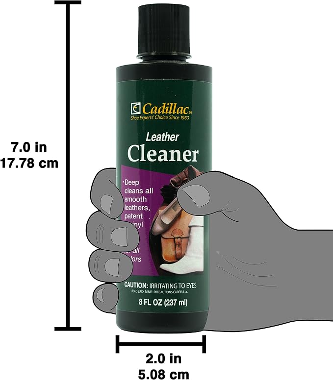 Cadillac Leather Cleaner and Boot and Shoe Conditioner Bundle