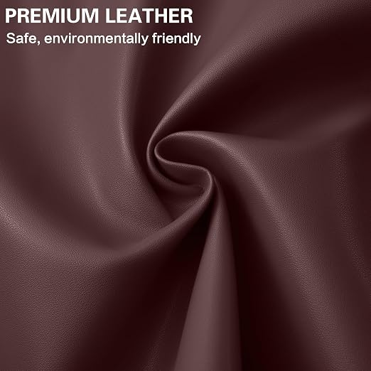 Self Adhesive Leather Repair Patch Kit, 31.4 in x 16 in Large Vinyl Leather Repair Tape for Furniture, Car Seat, Couch, Sofa, Chair Smooth Darkbrown