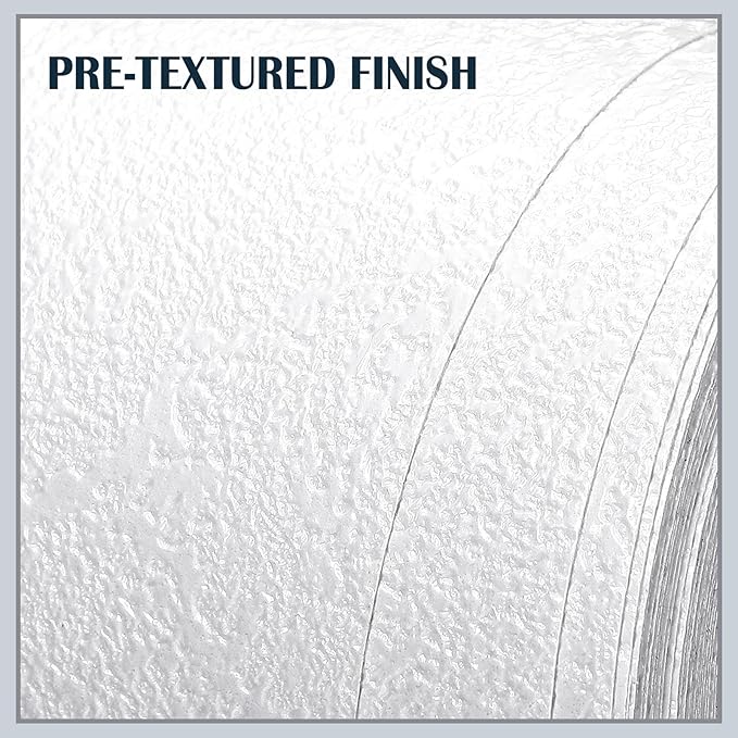 2 Pack Self Adhesive Crack Drywall Joint Repairs Tape 1.5'' x 32' Textured Roll Joint Tape Paintable for Walls Diatom Mud Finish Texture Tapes for Drywall Repair