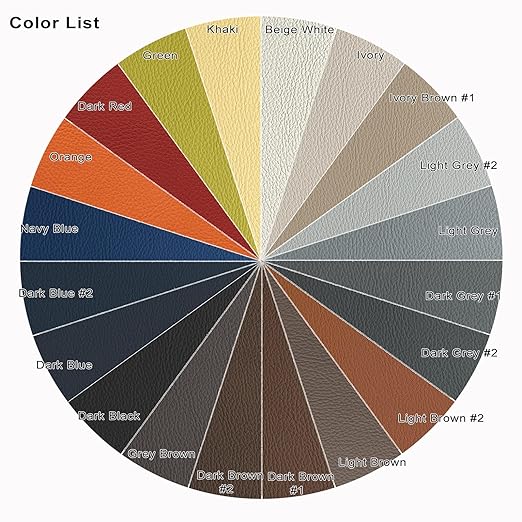 ILOFRI Self Adhesive Leather Repair Patch Tape 3x60 inch, Vinyl and Leather Repair Kit for Furniture, Couches, Car Seat, Boat Seat, Sofa, Vinyl Upholstery, Chair, Interior - Light Brown #2