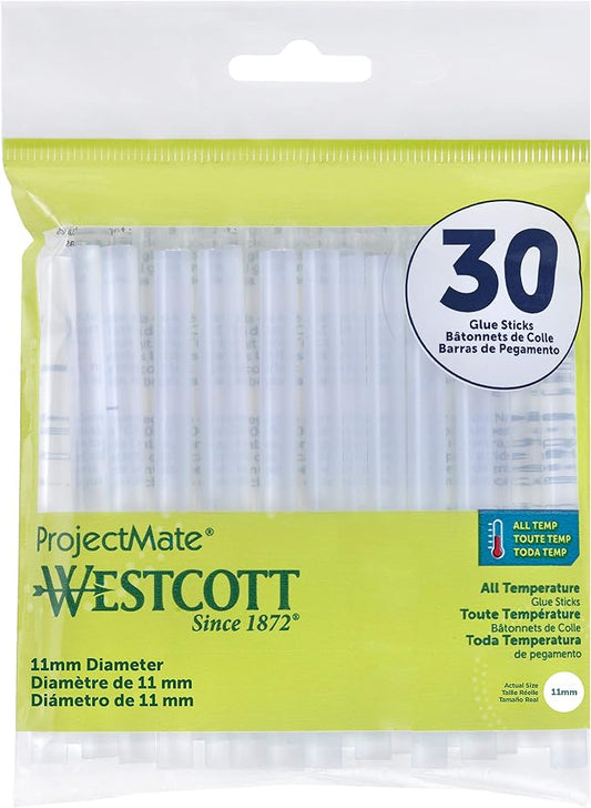 Westcott Premium All Temperature Mini Glue Sticks,