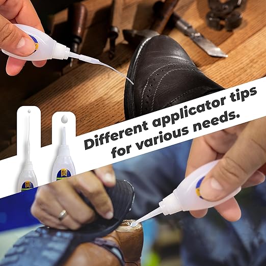 Y’allCanDiy Super Glue for Shoe. Heavy Duty Shoe Adhesive for Shoe Sole Repair and Applicable as Waterproof Boot Shoe Repair Glue. Cyanoacrylate Based CA Glue for Rubber Soles