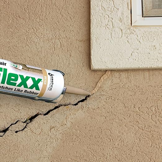 Mor-Flexx Textured Caulk, White,10.5 oz (Pack of 1)