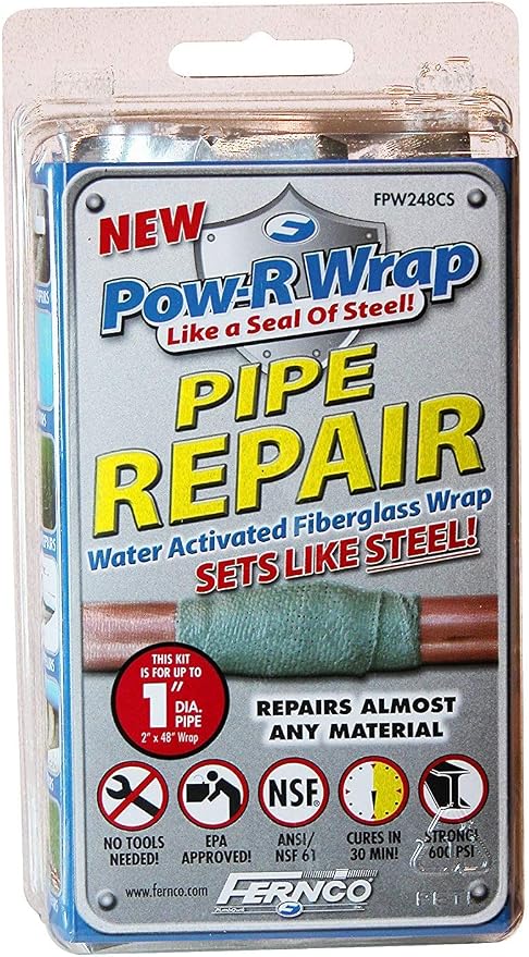FERNCO FPW248CS Pipe Repair Kit (3-Pack)