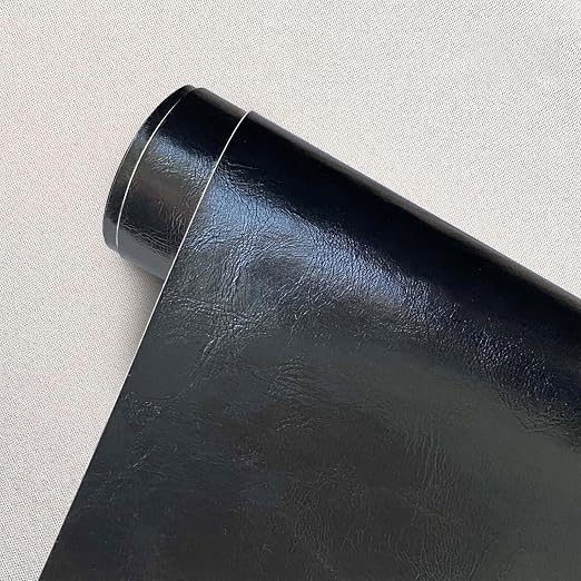 Large Leather Repair Patch for Couches 50 x 138 cm Leather Repair Tape Self,Repair Patch Self Adhesive Waterproof for Couches, Furniture, Kitchen Cabinets, Car Seats Black 4