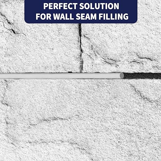 DGSL Backer Rod 5/8 Inch, Caulk Saver for Gaps and Joint Concrete Filling, EPDM Rubber Backer Rod Joint Filler for Driveway and Wall Cracks(16.4 Ft Length)