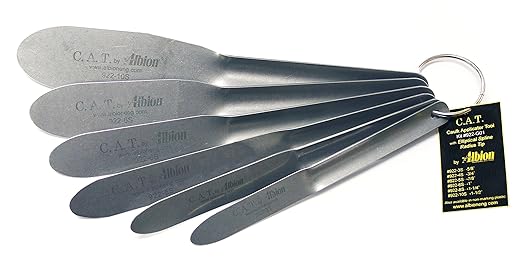 Albion Engineering Company 922-G01 C.A.T. Spatula Set, Stainless Steel, Pack of 6