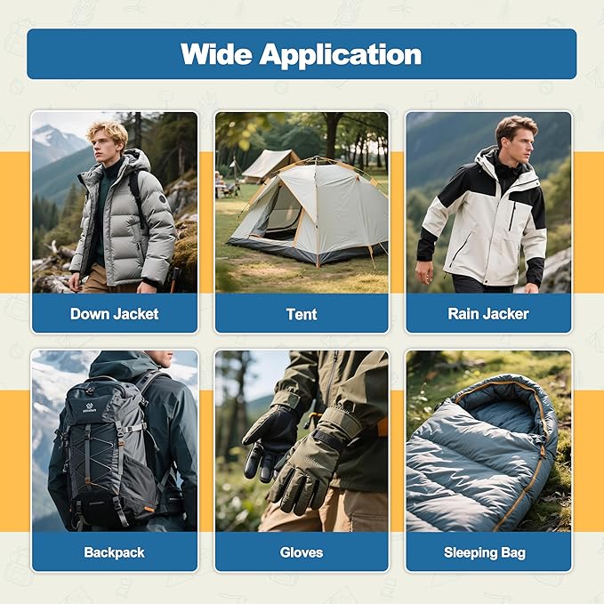 KING MOUNTAIN Self Adhesive Nylon Fabric Repair Patch, 9×11 Inches 4 Pcs, Quick Down Jacket Repair Patch, Waterproof Outdoor Gear Patch Kit for Tent,Backpacks,Umbrella, Gloves, Sleeping Bag (Orange