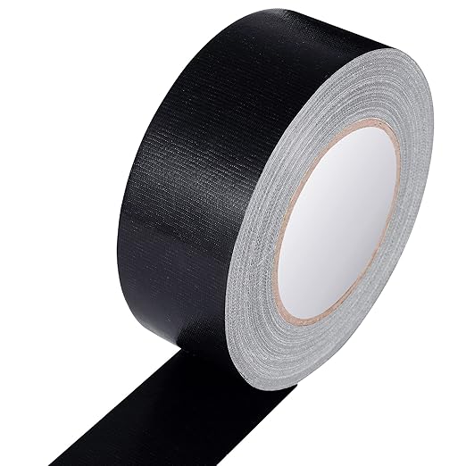 Reniteco Black Duct Tape- 2 inches x 45 Yards, Waterproof & All-Weather, No Residue, UV Resistant, Heavy Duty for Car, Home & Outdoor Repairs, 1 Roll