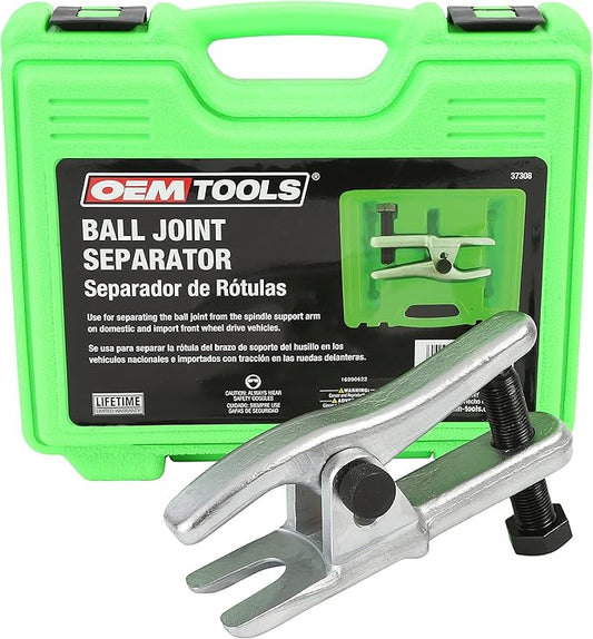 OEMTOOLS 37308 Ball Joint Separator, Adjustable 1 1/8 to 2 1/8 Inch Range, 3/4 Inch Forcing Bolt, Easy Puller Tool for Front Wheel Drive Vehicles