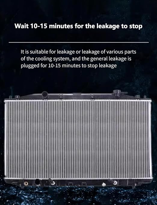 Visbella Radiator Stop Leak Sealer Conditioner Radiator Repair Kit Car Heater Core, Freeze Plugs, Cooling System & Radiator Repair (Tube, pcs, 24)