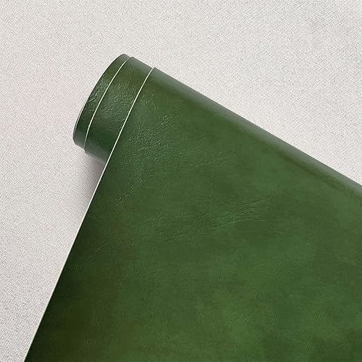 Large Leather Repair Patch for Couches 100 x 138 cm Leather Repair Tape Self,Repair Patch Self Adhesive Waterproof for Couches, Furniture, Kitchen Cabinets, Car Seats Army Green